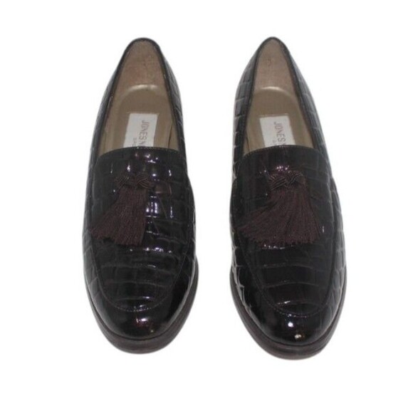 Jones New York Sport  Loafers Low Heel Mahogany  Leather Slip On 7 1/2 M - Picture 1 of 8